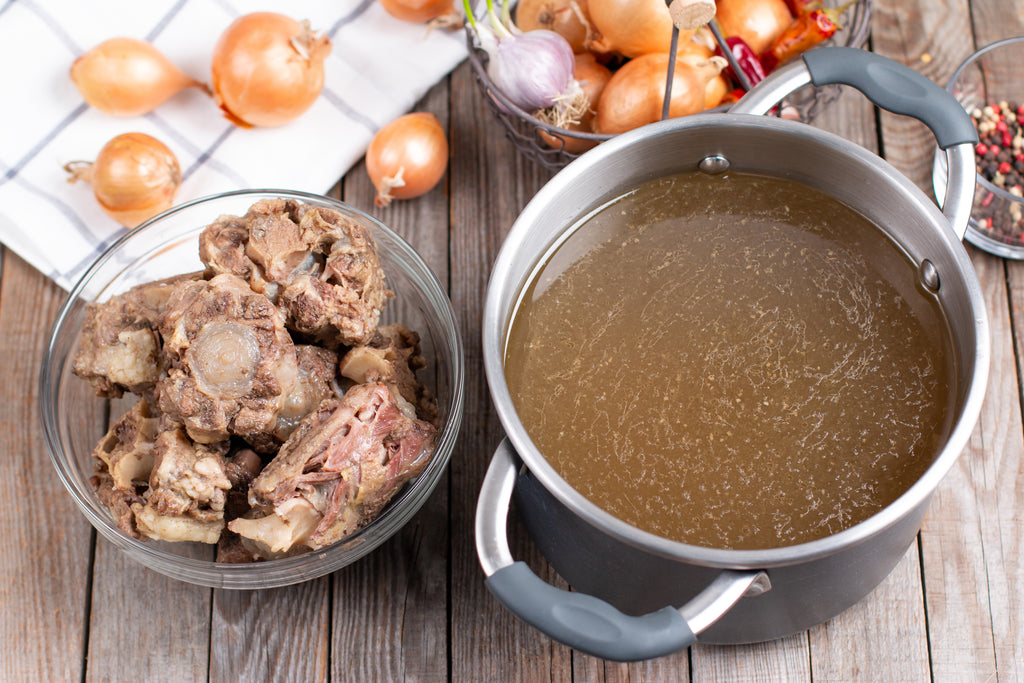 what foods contain collagen bone broth