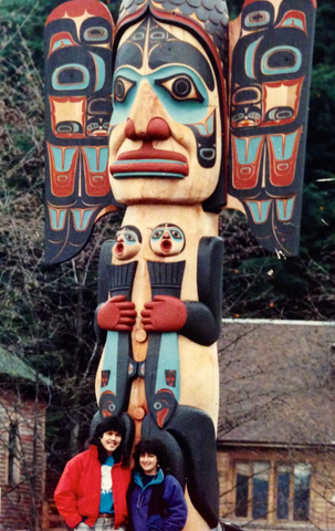 Israel Shotridge & Sue Shotridge - Chief Johnson Totem Pole - Ketchikan, Alaska