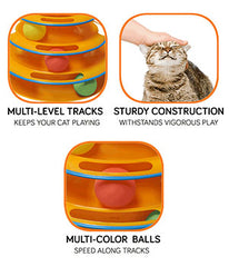 Titan's Tower Interactive Cat Toy Features
