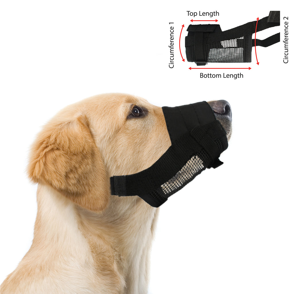 adjustable mesh muzzle