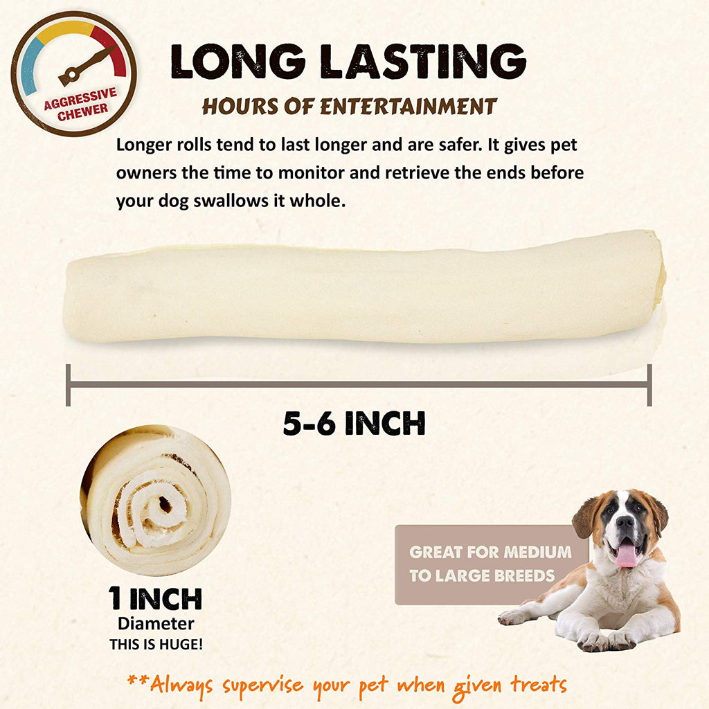 natural dog rawhide chews