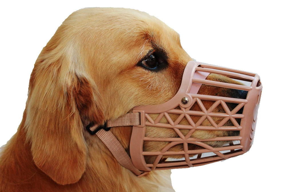 size chart for basket muzzle for dogs