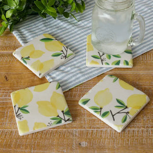 Lemon Coaster Set - Simply Northwest