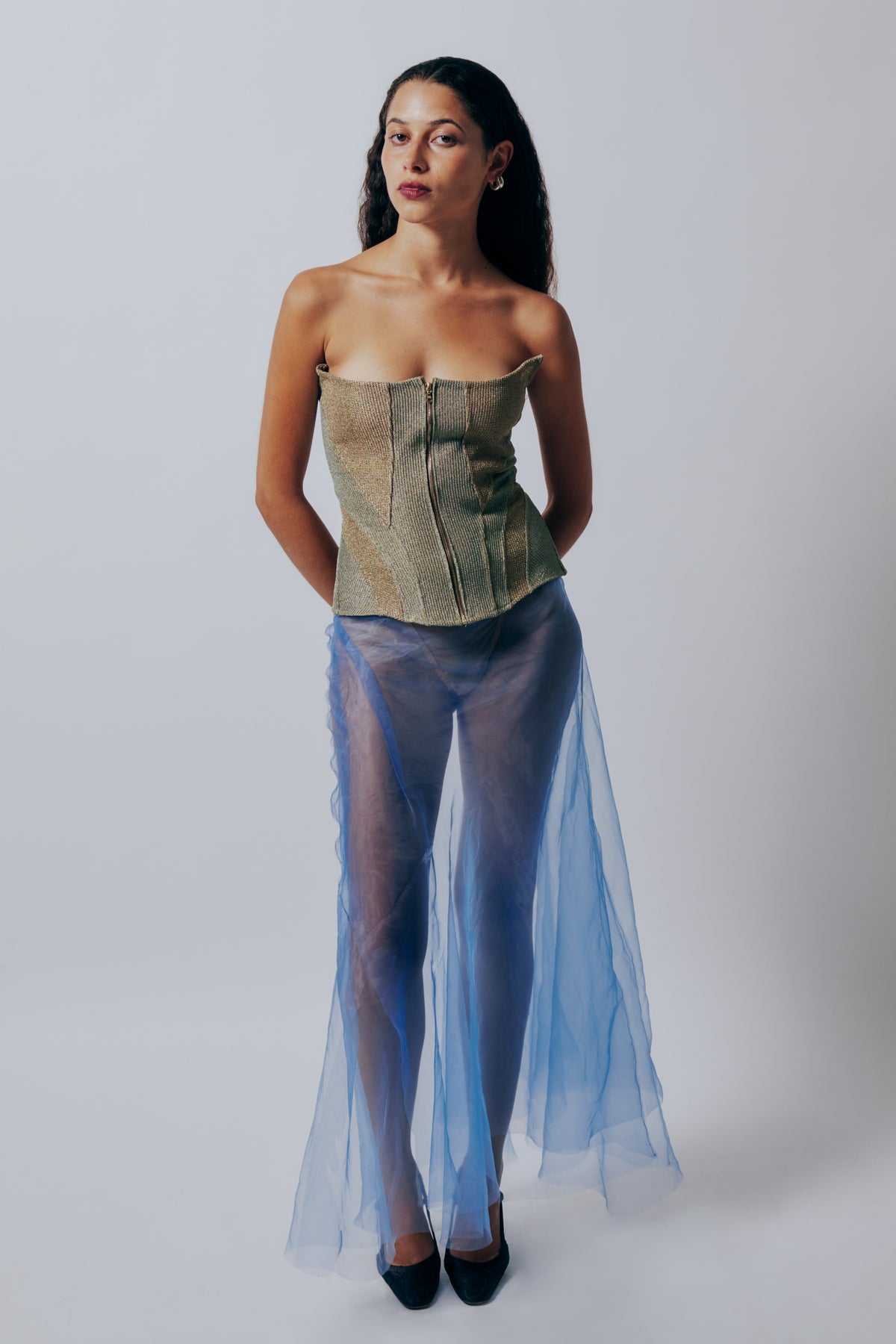 Picture of Knit Metallic Corset