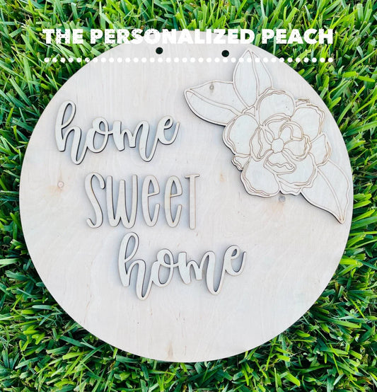 Peace On Earth DIY Door Hanger Kit, Laser Cut