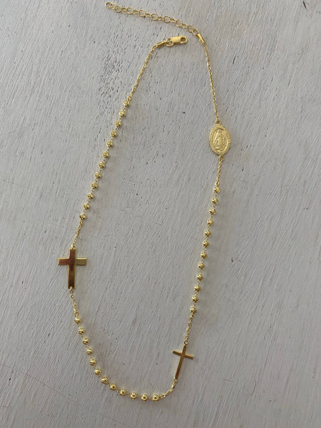 Simple Rosary Necklace