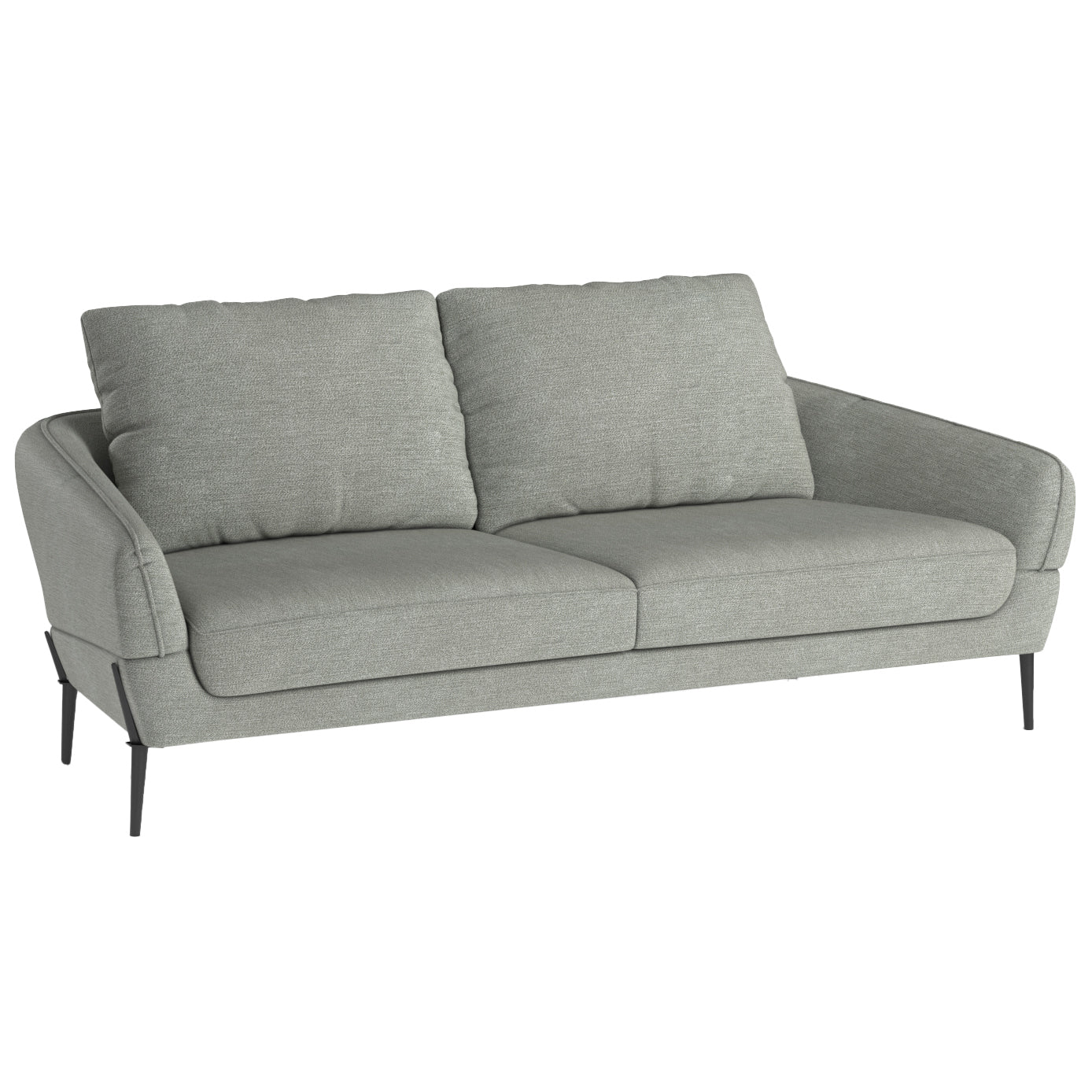 Miguel 2 Seater Sofa - Fabric Fletcher Pebble – Lost Design Society