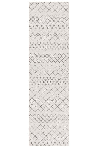 Paradise White Grey Tribal Transitional Rug – Lost Design Society