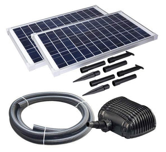 NEW Solar Animal Trough Stock Tank De-icer Small Koi Pump KIT 900+GPH 35watt