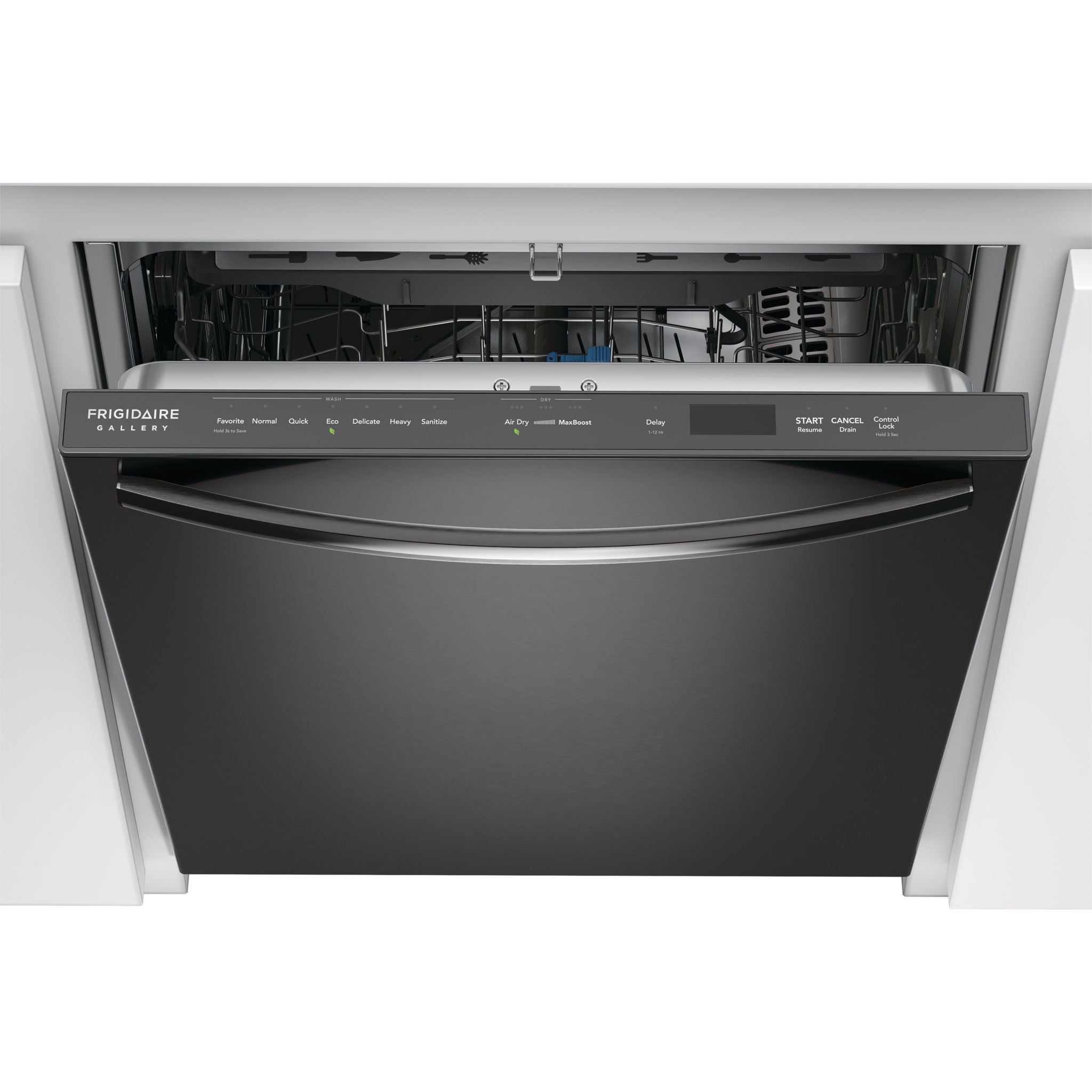 Frigidaire Gallery Dishwasher Stainless Steel (GDSH4715AD) - Black Stainless Steel