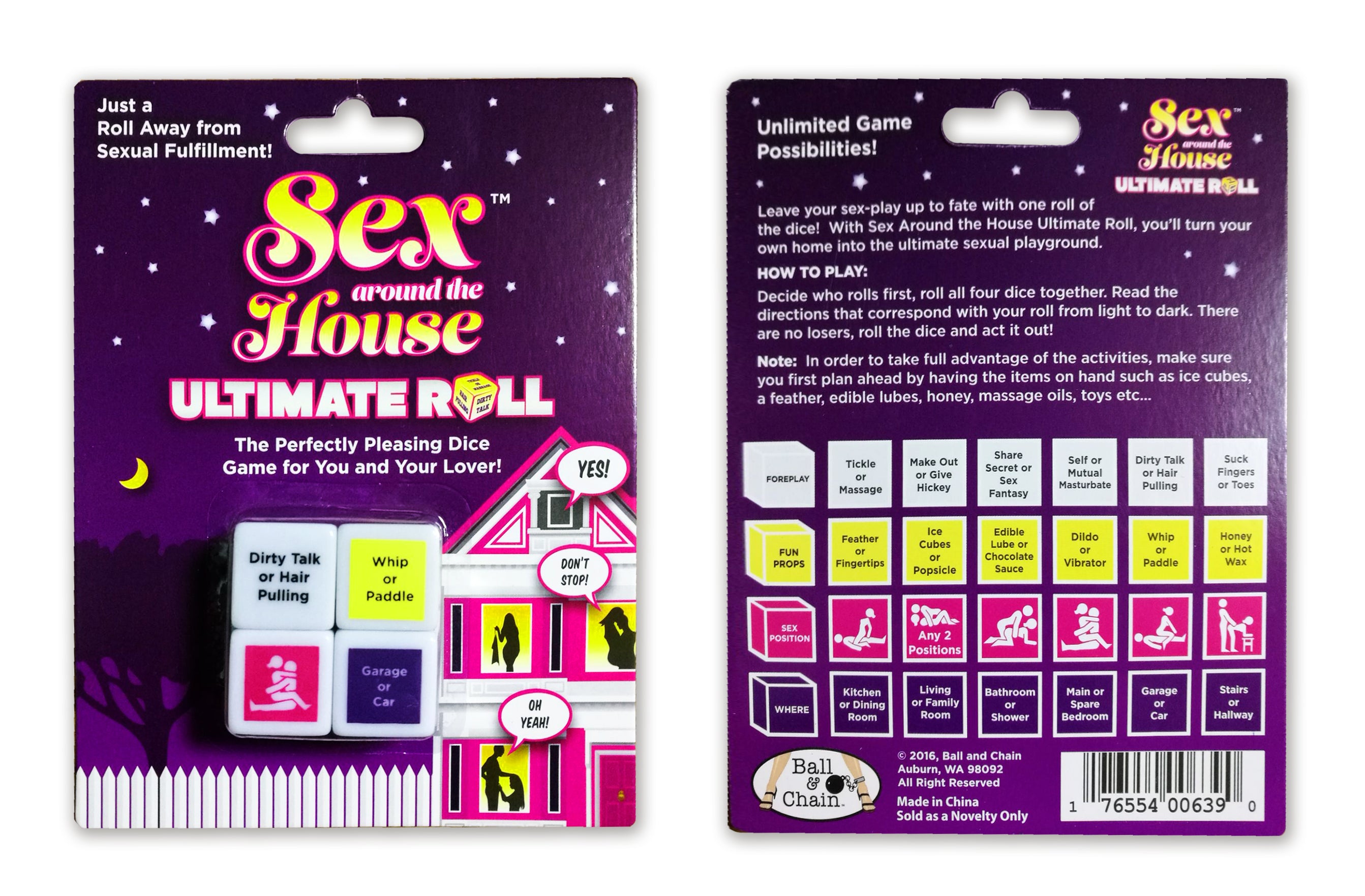 Sex Around the House Ultimate Roll - Dice Game BC-DG12.