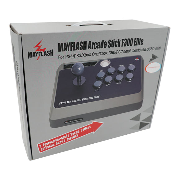 Mayflash Elite Arcade Stick with Sanwa Button & for For