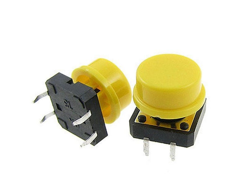 12x12x73mm Panel Pcb Momentary Tactile Push Button Switch With Cap 5 Everything Pi 0094