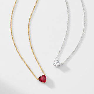 Louis Vuitton Heart Charm Necklace – Modern Love Jewelry