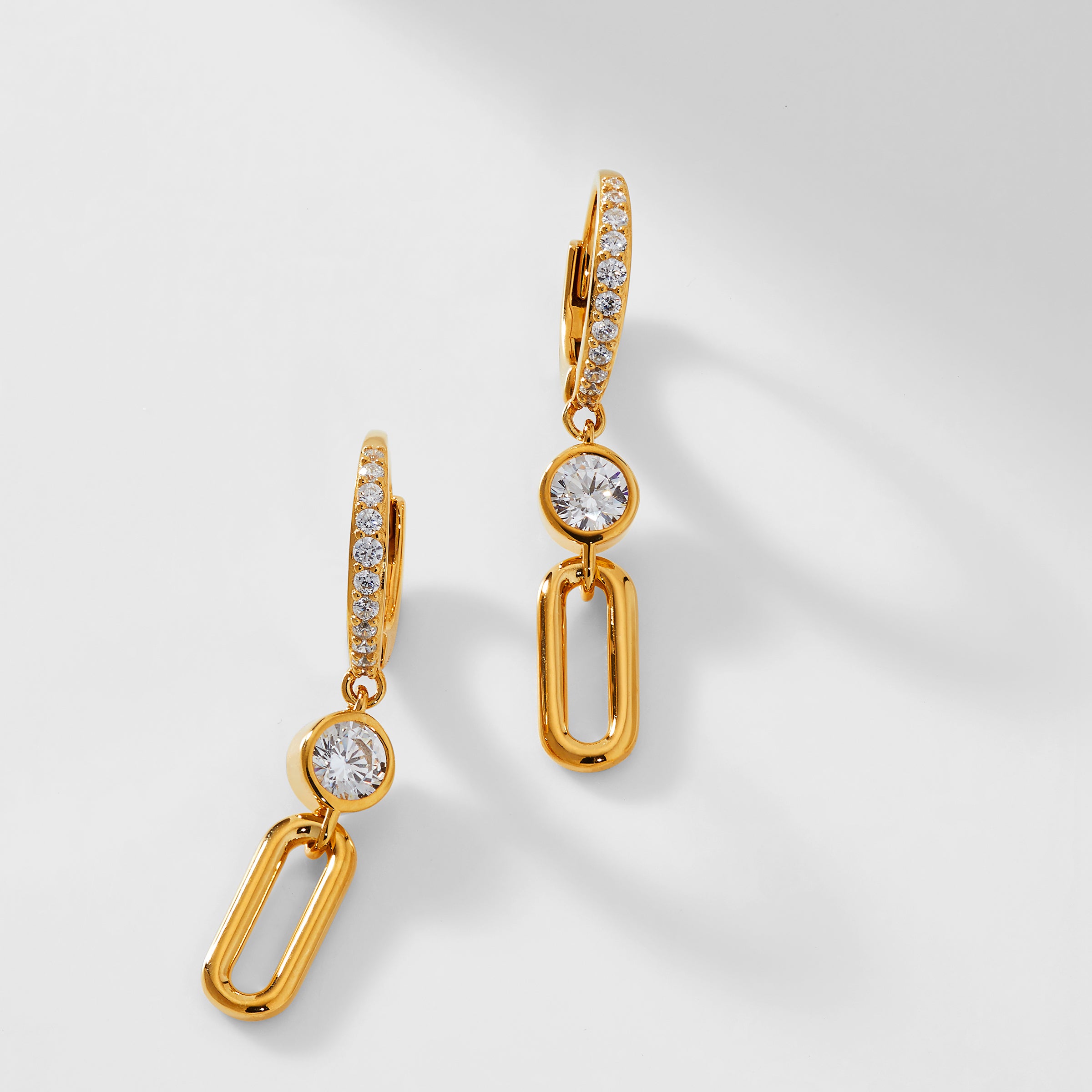 LINXY LINK LEVERBACK EARRINGS