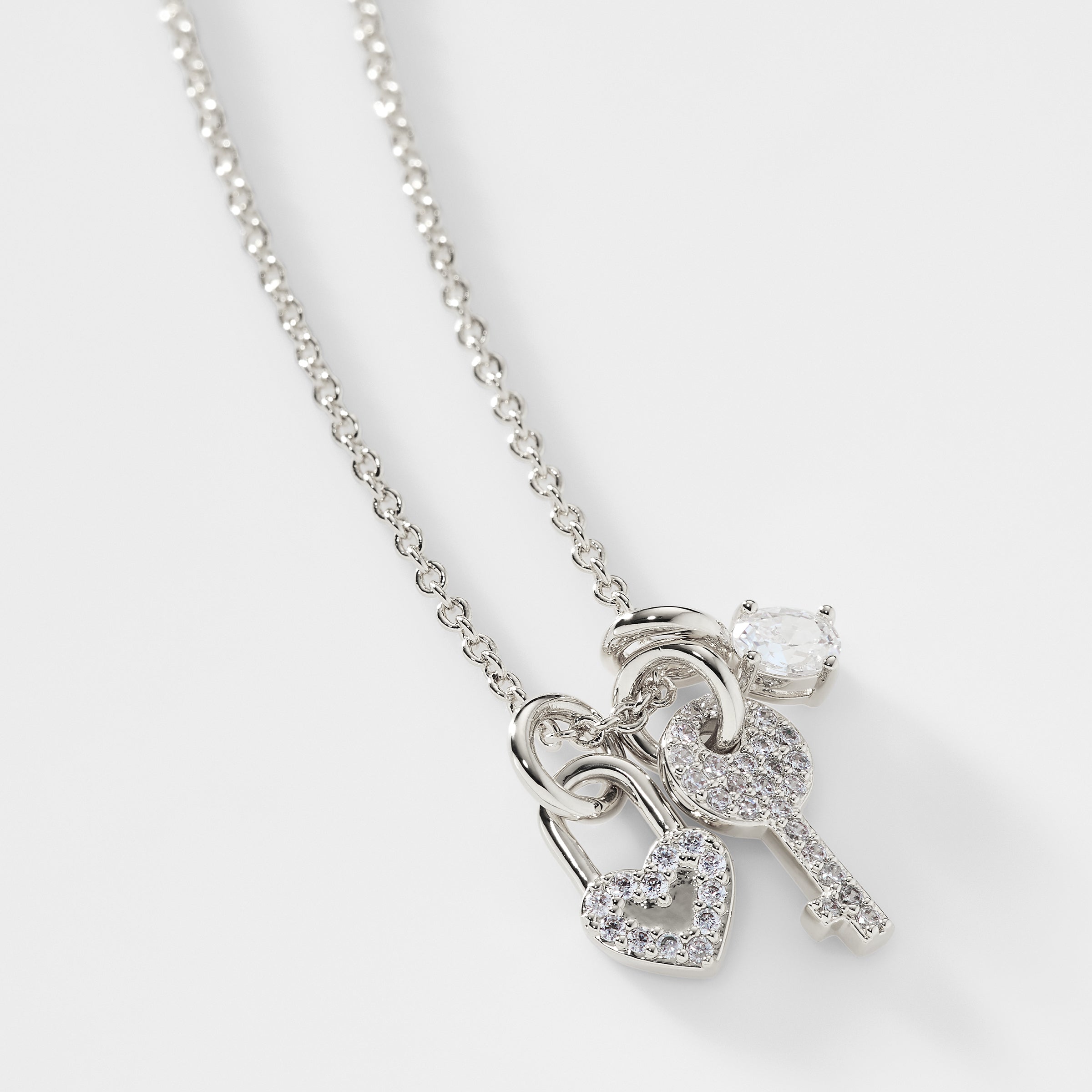 AJOA CHEEKY MULTI CHARM NECKLACE