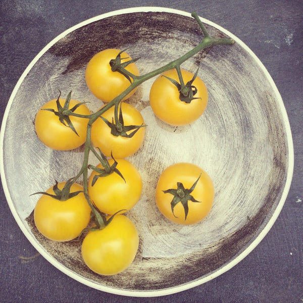 yellow tomatoes - skin superfood by Kiss the Moon 