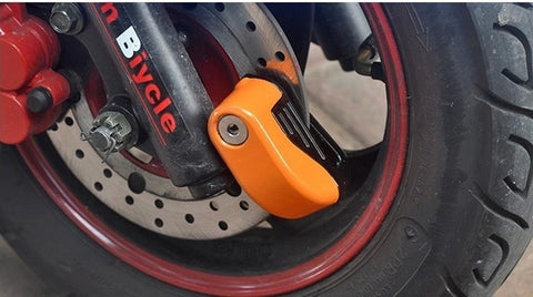 motorcycle alarm disc lock