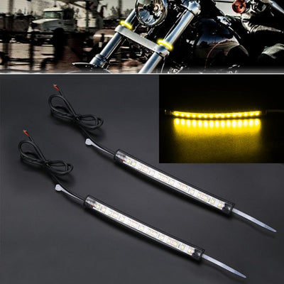 Universal led Harley Davidson Light Strip Tail Brake Stop Turn Signal 32LED  8 Flexible led light for motorcycle