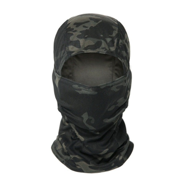 MultiCam Full Face Mask Cover - Scorpion Black | American Legend Rider