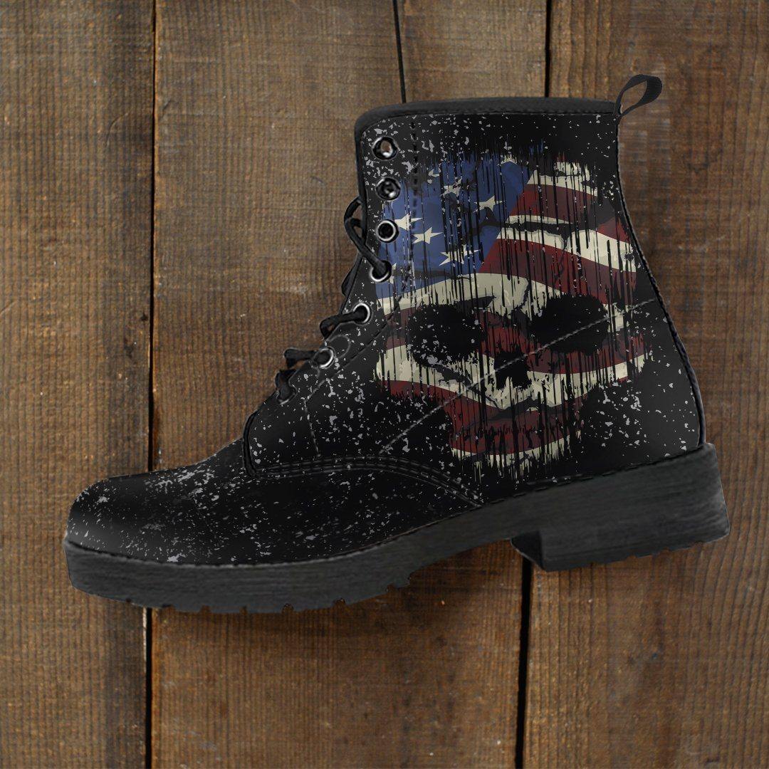 black american flag boots