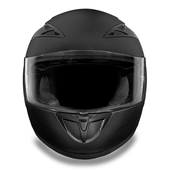 Shadow Dull Black Helmet - American Legend Rider