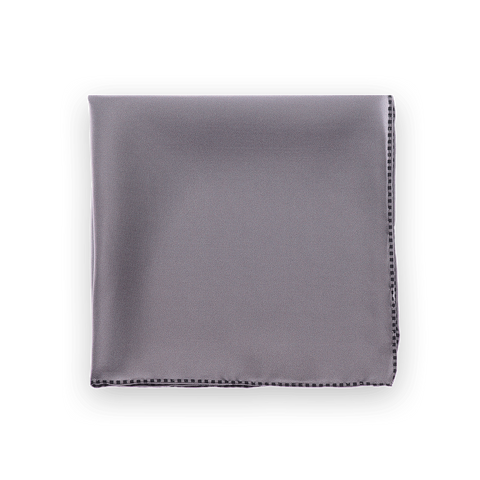 silver pocket square