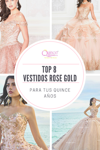 8 Vestidos Rose Gold para Quince años | QuinceDresses.com