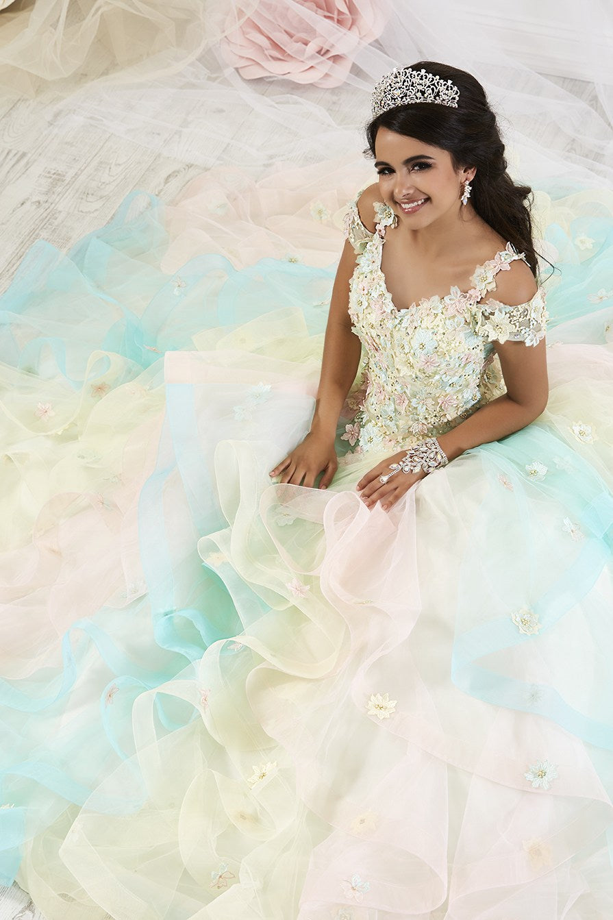 pastel color quinceanera dresses