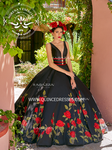 black charro quinceanera dresses