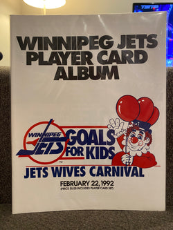 1992 Winnipeg Jets Player Card Album (No Cards) MINT