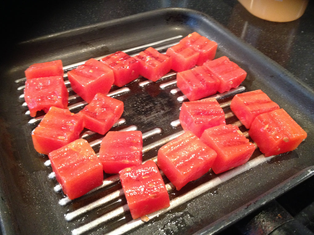 gegrillte Wassermelone