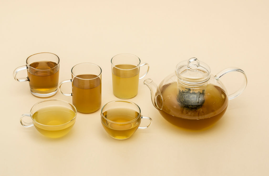 Verschiedene Teesorten