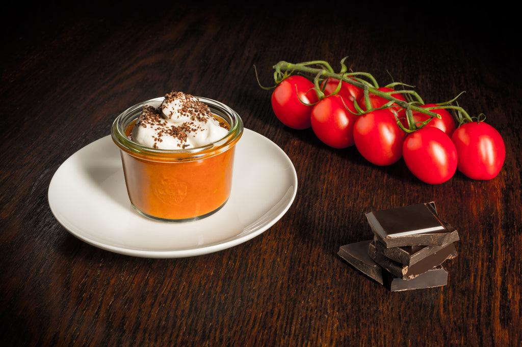 Tomaten-Cappuccino mit Schokolade – tryfoods