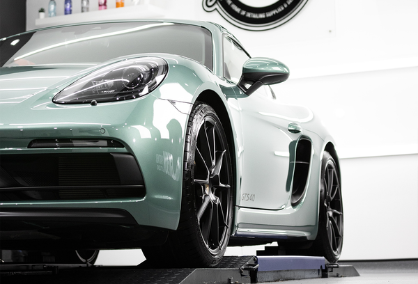 Porsche Cayman 4 GTS PPF North East | Front End Extended PPF Track Pack
