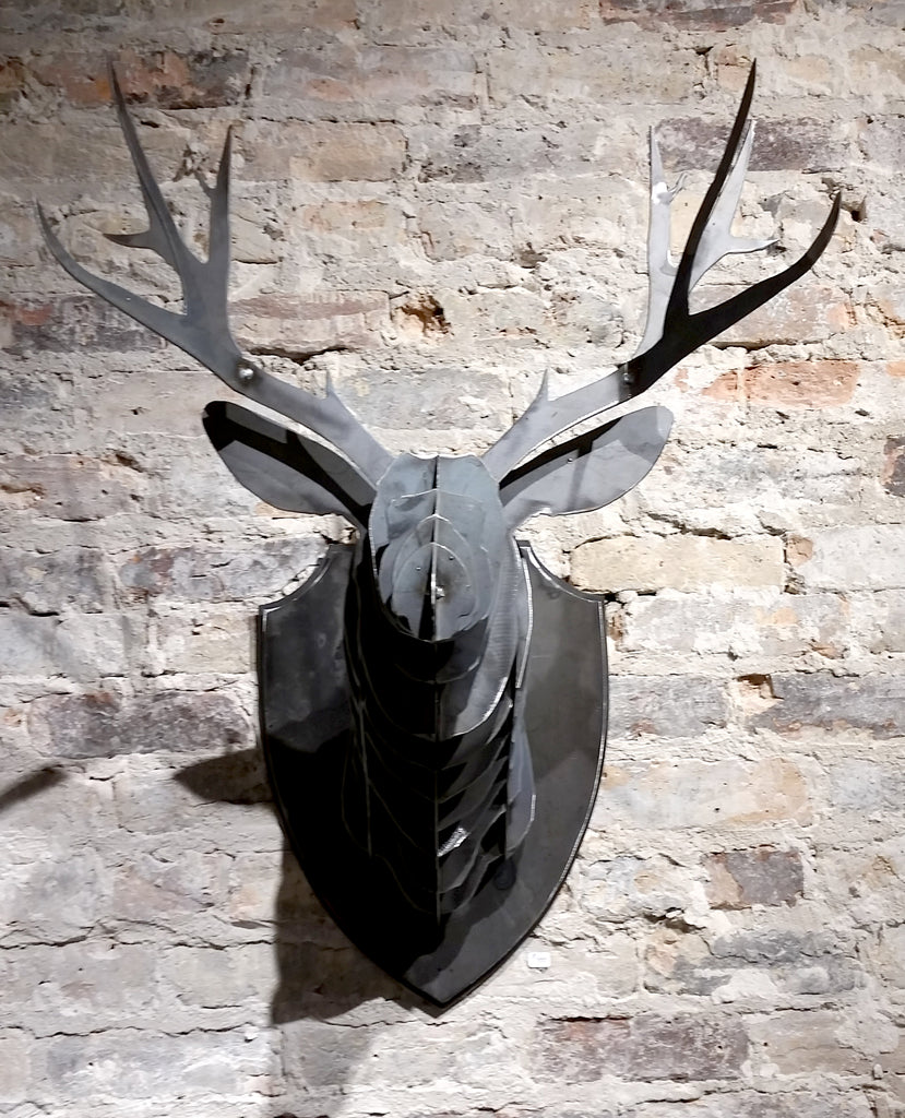 large metal deer