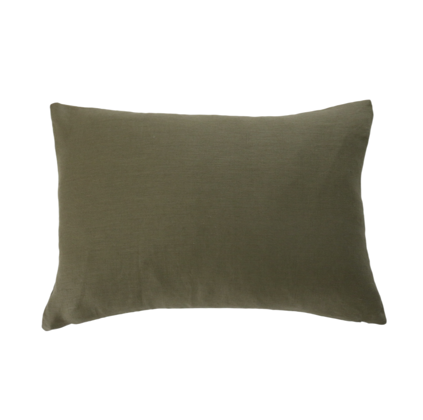 Olive Green Linen Pillow Cover – Danielle Oakey Shop