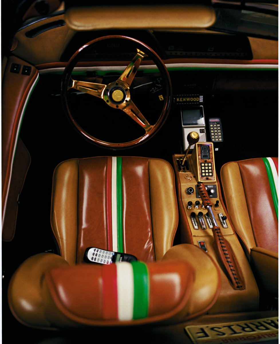 CAR WITH GUCCI INTERIOR 