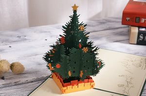 AITpop Christmas tree (Green) pop up card - AitPop