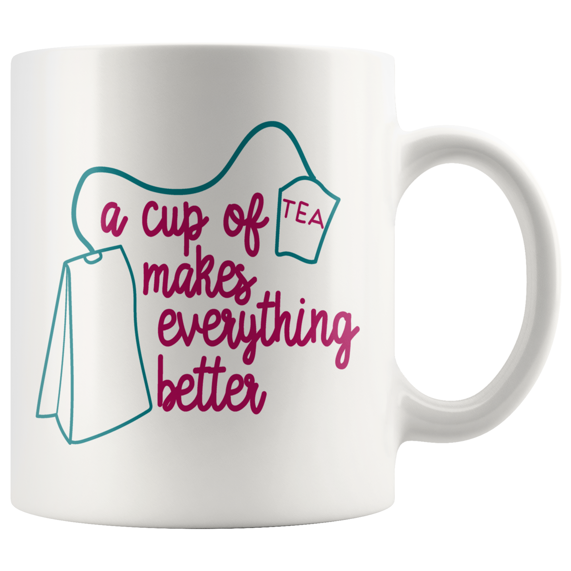 A Cup Of Tea Makes Everything Better 11 Oz Mug