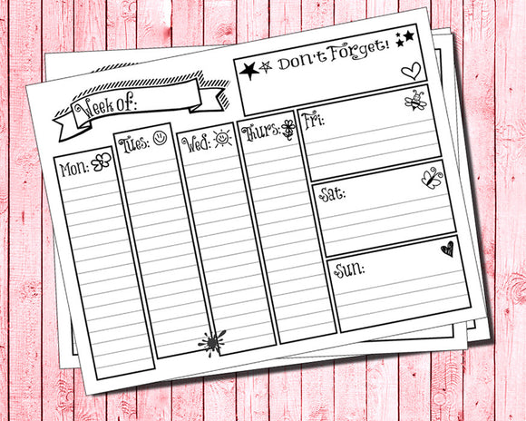 Forms, To Do Lists & Planners – J & S Graphics