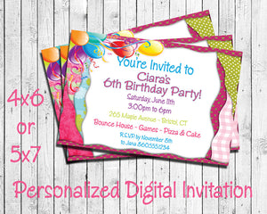 personalized birthday invitations