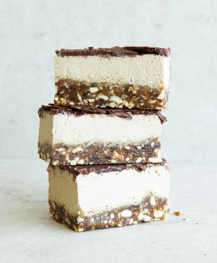 raw mocha slice recipe vegan gluten free