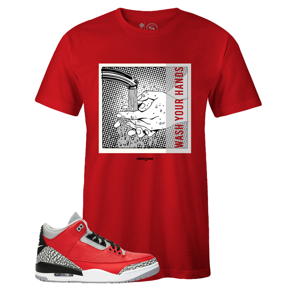 jordan 3 red cement outfit