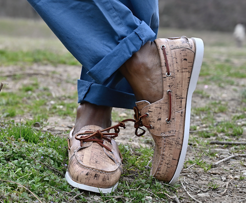 winery styled boat shoes