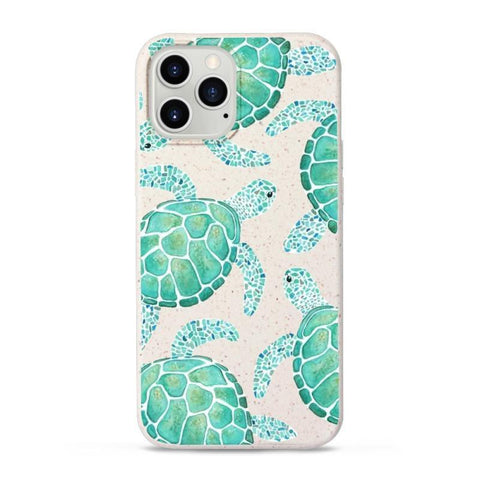 Turtle Bay - White Printed Eco-Friendly Compostable Mobile Phone Case