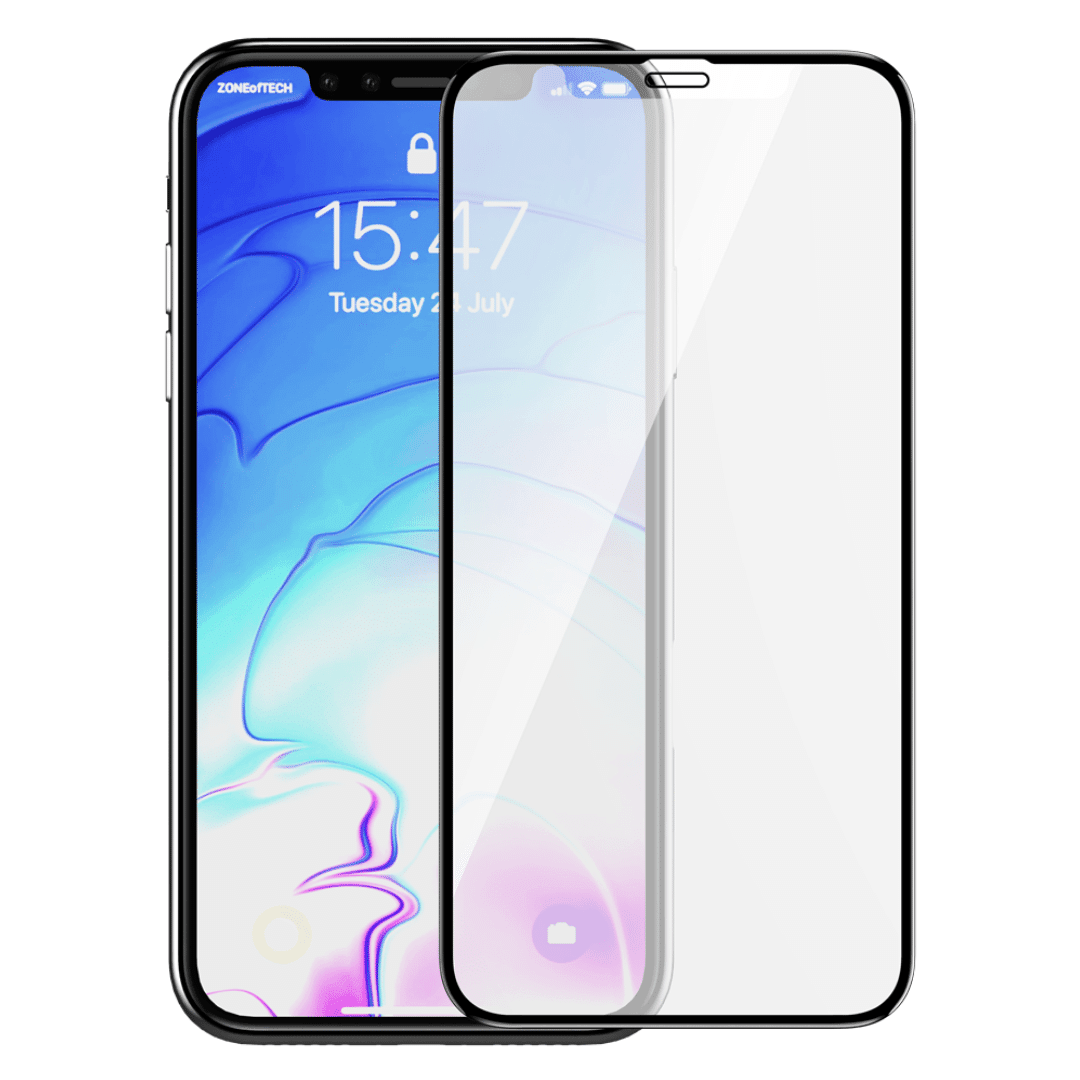 5D Tempered Glass Screen Protector Full Cover Compatible With iPhone XS Max
