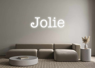 Create your Neon Sign Jolie