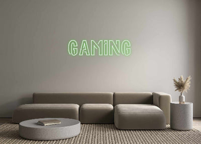 Create your Neon Sign Gaming
