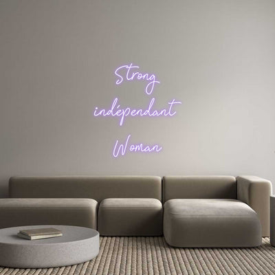 Create your Neon Sign Strong
indép...
